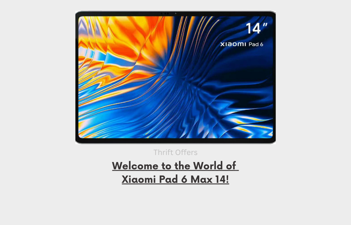 Xiaomi Pad 6 Max August 14 launch officially teased, design unveiled -  Gizmochina